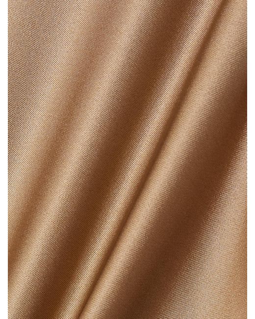 Tom Ford Metallic Silk Evening Dress