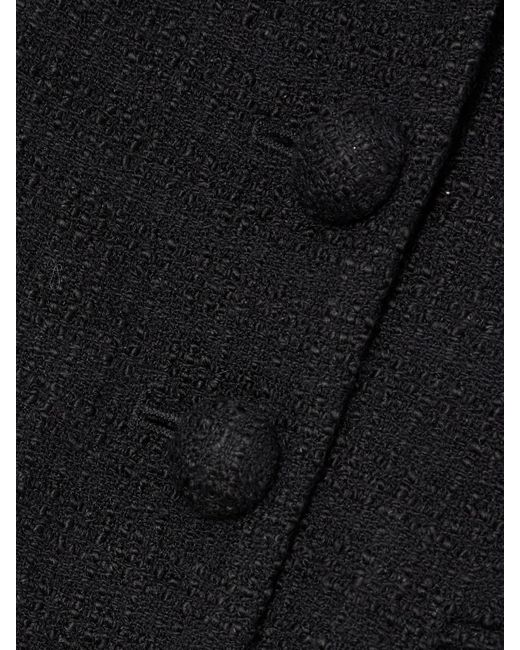 Self-Portrait Black Tweed Jacket
