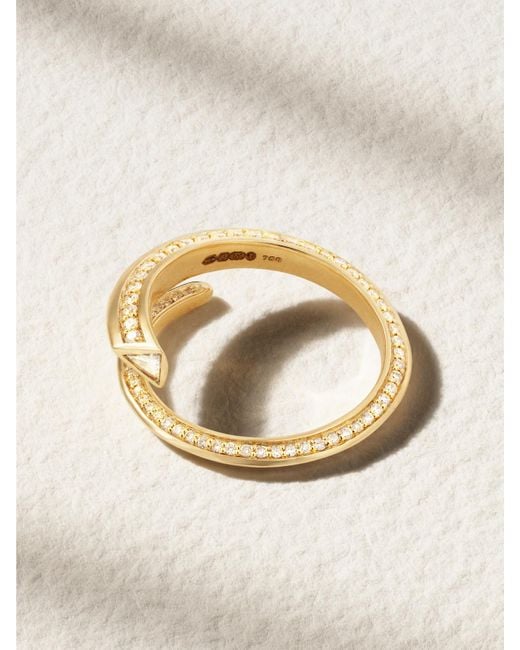 Sorellina Natural Ziggy Ring Aus 18 Karat Mit Diamanten