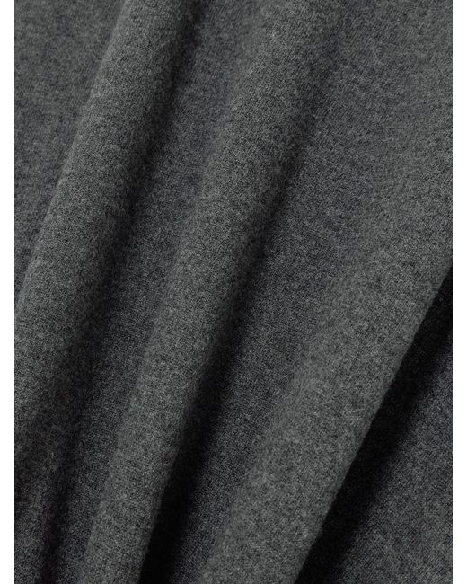 Balenciaga Gray Wool Maxi Skirt