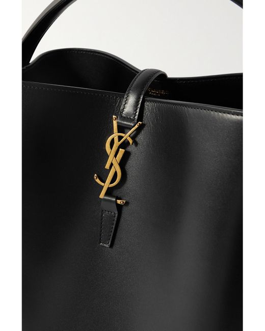 Saint Laurent Black Le 37 Leather Bucket Bag
