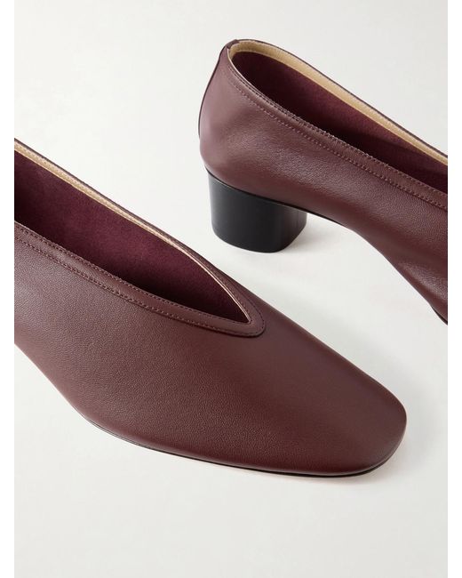 Le Monde Beryl Brown Luna Leather Pumps