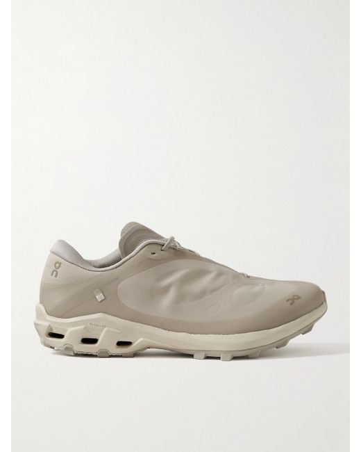 On Shoes Natural Post Archive Facti Cloudventure Peak Sneakers Aus Recyceltem Twill Und Mesh Mit Gummibesätzen