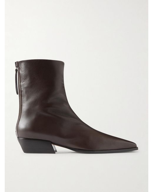 Emme Parsons Brown Minori Leather Ankle Boots