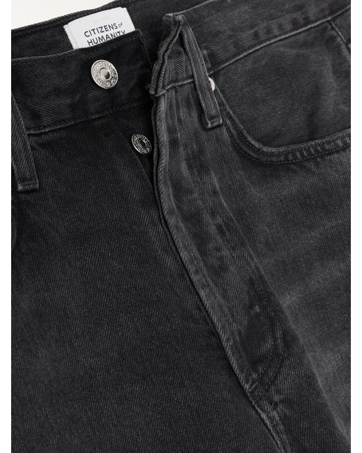 Citizens of Humanity Blue Marlow Frayed Denim Shorts
