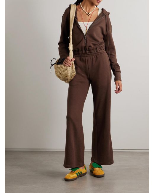 Rivet Utility Brown Manifestor Jersey Jumpsuit