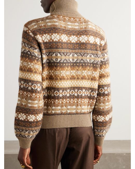 Loro Piana Natural Scopello Rollkragenpullover Aus Einer Mischung Aus Kaschmir, Alpakawolle Und Wolle