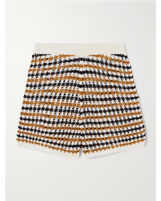 Eres Yellow Shorts Aus Einer Baumwollmischung