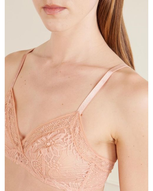 Eres Natural Vestiges Lace Soft-Cup Triangle Bra