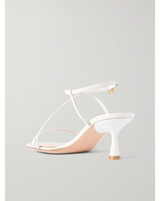 Gianvito Rossi Natural 55 Leather Sandals