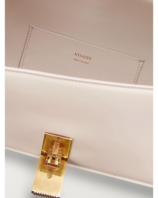 Khaite Natural Blake Leather Clutch