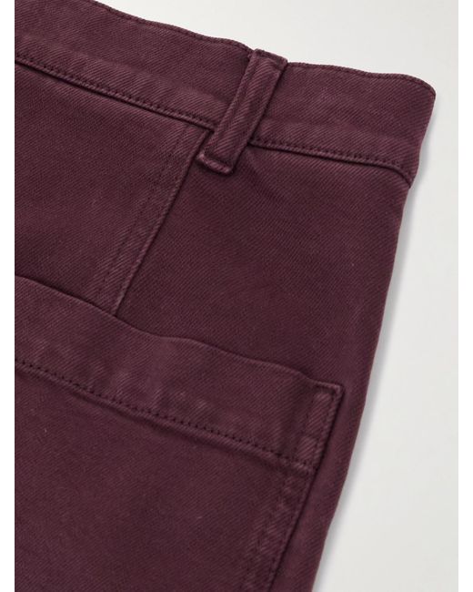 Another Tomorrow Purple Jeans Mit Weitem Bein Aus Bio-Denim