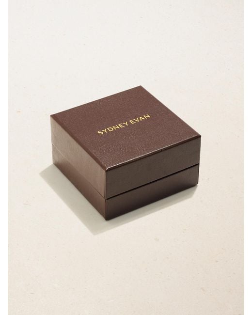 Sydney Evan White Small Plumeria 14-Karat, And Diamond Bracelet