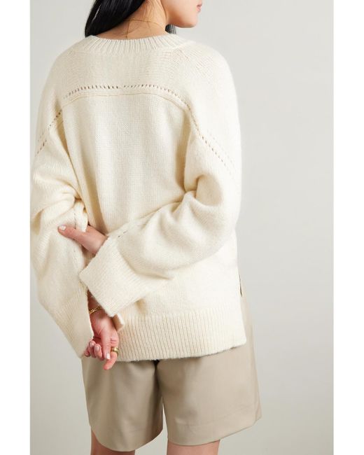 Pull En Soie Mélangée Lafayette 148 New York en coloris Natural
