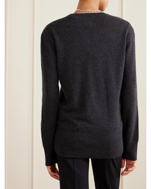 Totême Black Cashmere Sweater