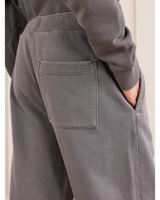 Citizens of Humanity Gray Miro Cotton-Jersey Barrel-Leg Track Pants