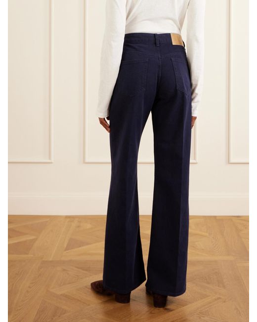 Blazé Milano Blue Clapotis Maline Mid-Rise Wide-Leg Jeans