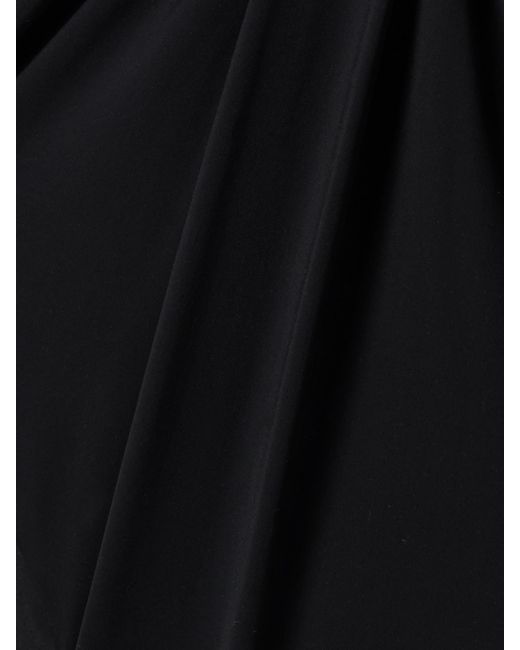 Zimmermann Black Wylie Draped Halterneck Swimsuit