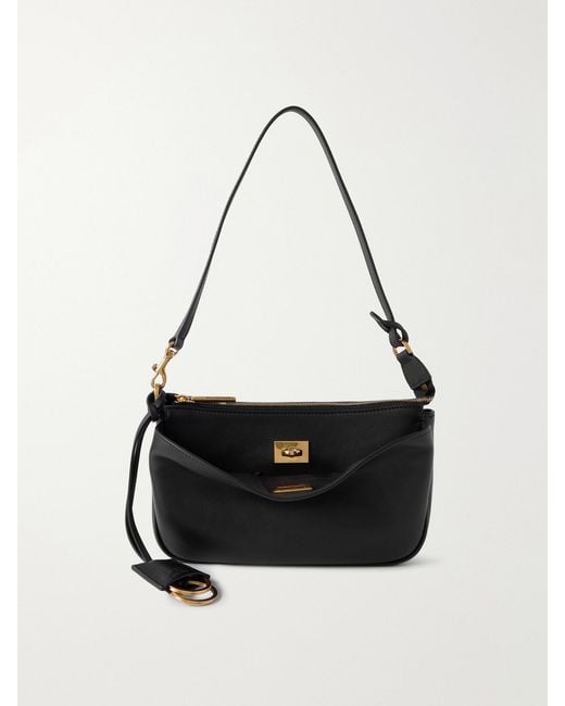 Balenciaga Black Mini Sling Pochette Handbag