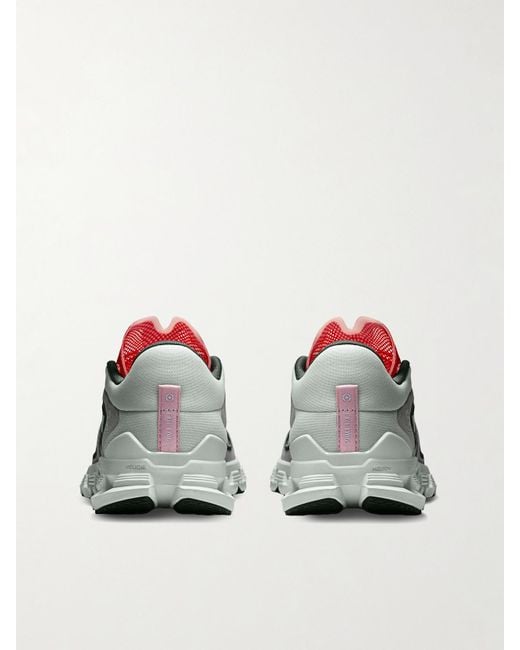 On Shoes Gray Fka Twigs Cloud X 4 Sneakers Aus Mesh