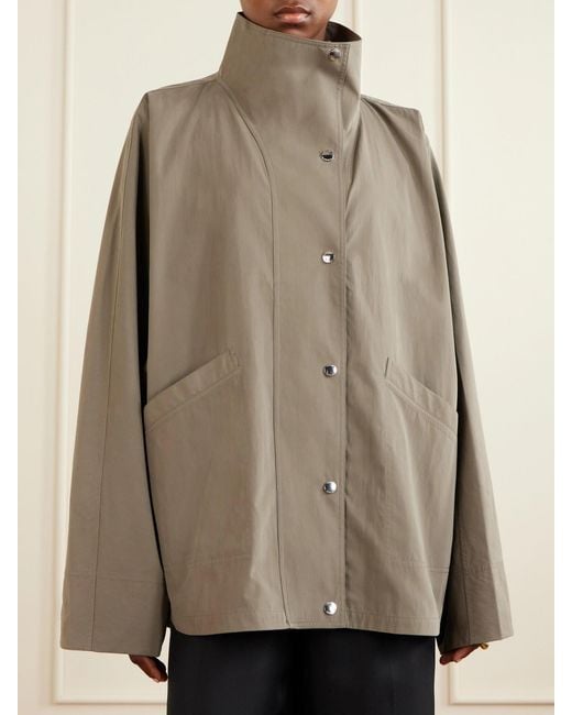 Totême Natural Cotton-Blend Shell Jacket