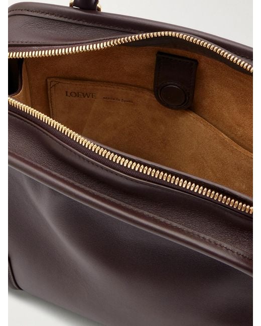 Loewe Brown Amazona 180 Small Leather Shoulder Bag