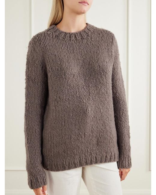 Gabriela Hearst Brown Lawrence Cashmere Sweater