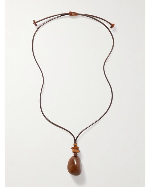 Hunting Season Natural The Pendant Tagua And Leather Necklace