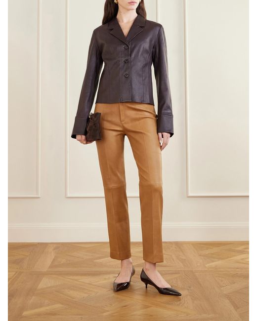Stouls Brown Giorgio Leather Jacket