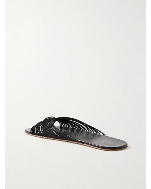 The Row White Sara Stretch Slides