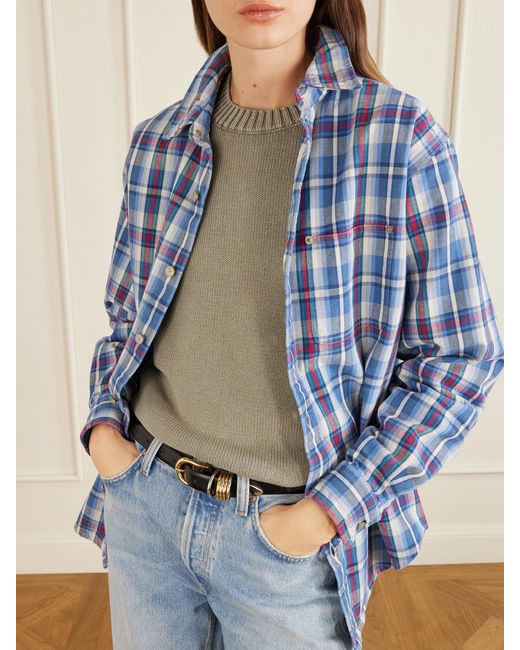Aimé Leon Dore Natural Inside-Out Crewneck Cotton Sweater