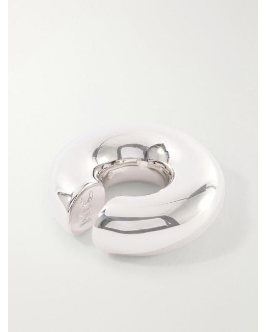 Joolz by Martha Calvo White Toned Ear Cuff