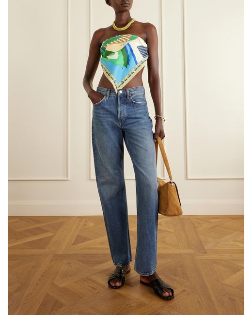 Tory Burch Natural Charlie Logo-Embellished Suede Shoulder Bag