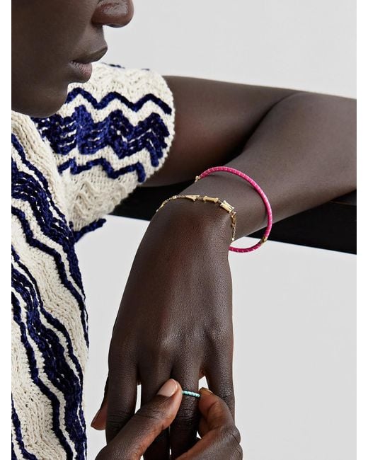 Yvonne Léon Natural Je T'Aime 9-Karat Diamond Bracelet