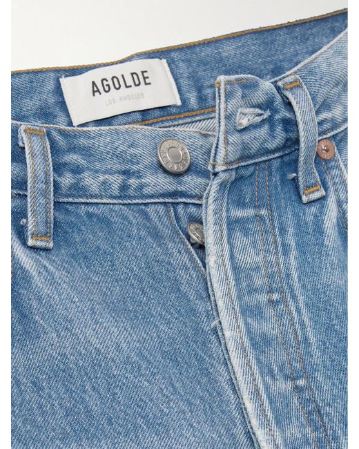 Agolde Blue Ren High-Rise Wide-Leg Jeans