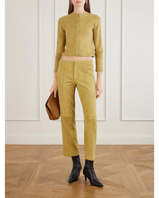 Stouls Natural Astrid Suede Cardigan