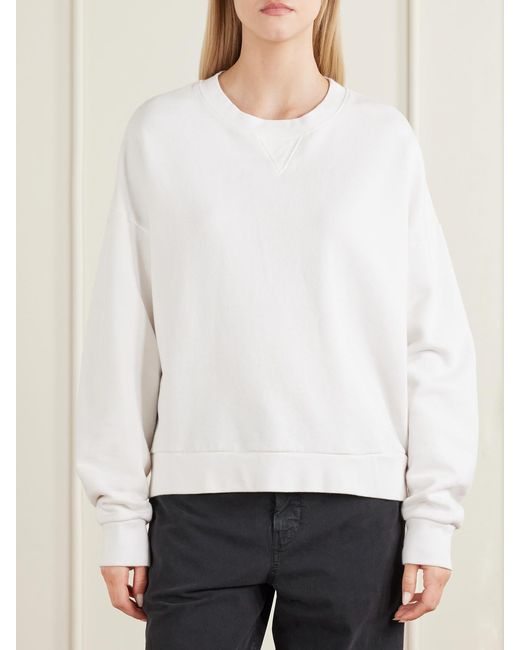 Nili Lotan White Gladys Cotton Sweatshirt