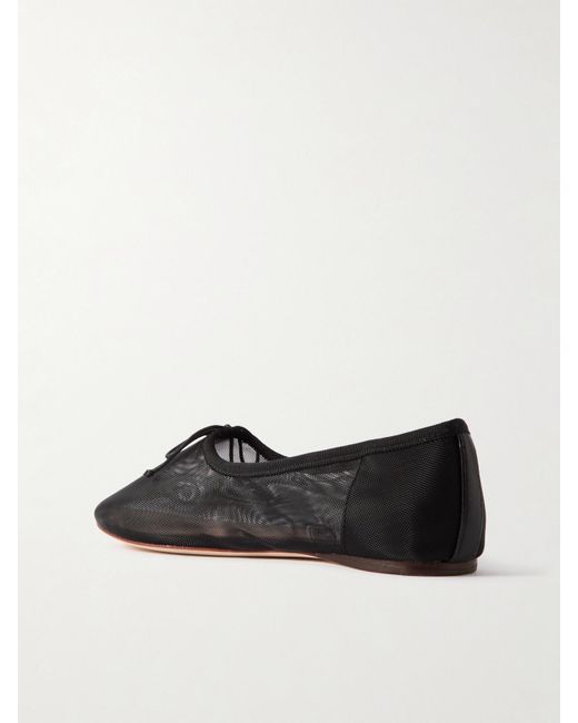 Loeffler Randall Black Landon Mesh Ballet Flats