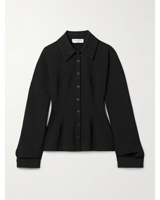 Kallmeyer Black Agatha Crepe Shirt