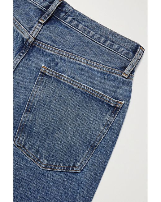 Agolde Blue Net Sustain '90S Pinch Waist High-Rise Straight-Leg Organic Jeans