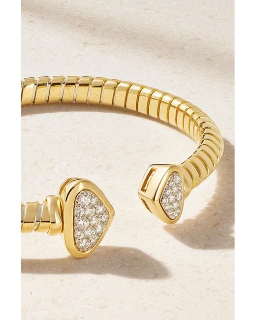 Marina B Natural Trisolina Small 18-Karat Diamond Bracelet