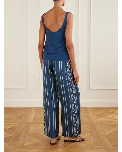 Eres Blue Anae Stretch-Jersey Tank