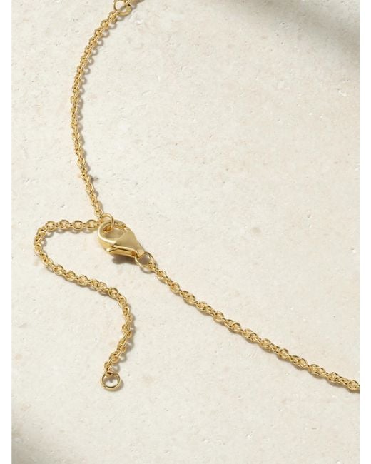 Yvonne Léon Natural La Savane 9-Karat, Diamond, Crystal And Enamel Necklace