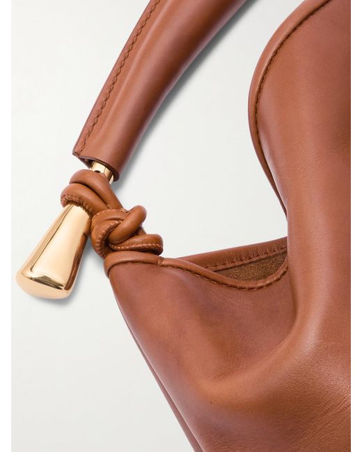Bottega Veneta Brown Sardine Small Leather Tote