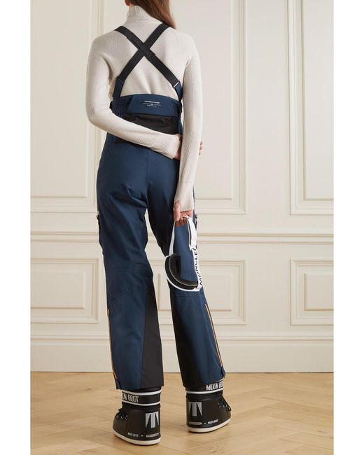 Snow Peak Blue Mountain Of Moods Layered Shell-Trimmed Ripstop Straight-Leg Ski Pants