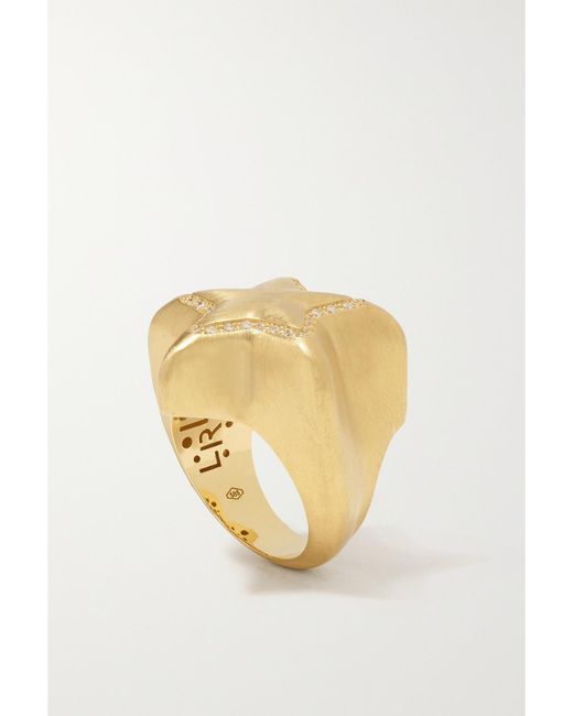 Lauren Rubinski Metallic 14-Karat Diamond Ring