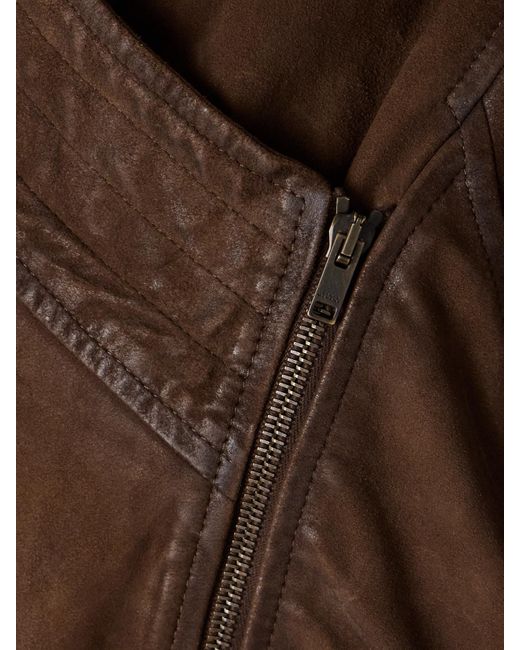Isabel Marant Brown Edina Lace-Up Suede Jacket