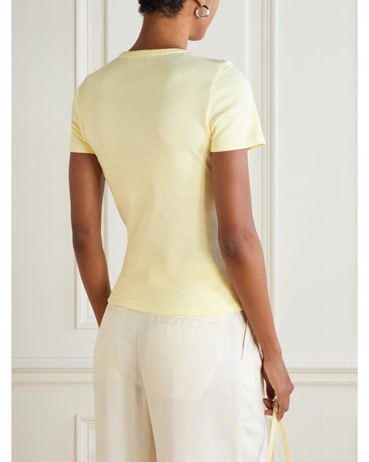 Matteau Yellow Baby Cotton-Jersey T-Shirt
