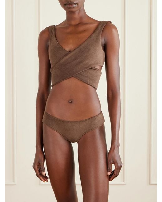 Lisa Marie Fernandez Brown Marie-Louise Terry Bikini