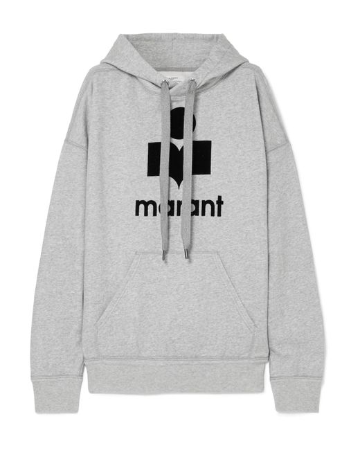 Étoile Isabel Marant Gray Logo Hooded Sweatshirt